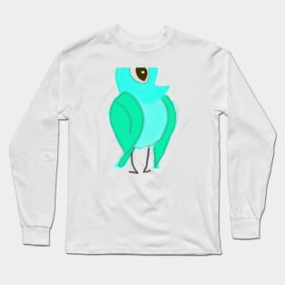 Cute Bird Drawing Long Sleeve T-Shirt